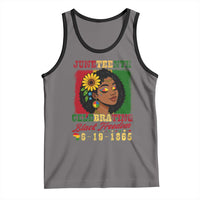 Juneteenth 1865 Black Freedom Celebration Tank Top Afrocentric Pride Melanin Girl
