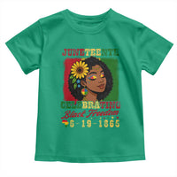 Juneteenth 1865 Black Freedom Celebration Toddler T Shirt Afrocentric Pride Melanin Girl