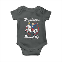 Funny Founding Father Patriotic Drinking Baby Onesie Regulators Mount Up 4th of July - Wonder Print Shop
