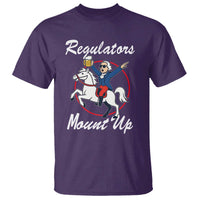 Funny Founding Father Patriotic Drinking T Shirt Regulators Mount Up 4th of July - Wonder Print Shop