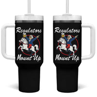 Funny Founding Father Patriotic Drinking Tumbler With Handle Regulators Mount Up 4th of July - Wonder Print Shop