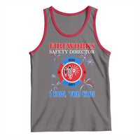 Fireworks Safety Director Tank Top I Run You Run Funny 4th of July Patriotic - Wonder Print Shop