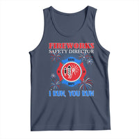 Fireworks Safety Director Tank Top I Run You Run Funny 4th of July Patriotic - Wonder Print Shop