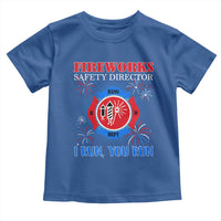 Fireworks Safety Director Toddler T Shirt I Run You Run Funny 4th of July Patriotic - Wonder Print Shop