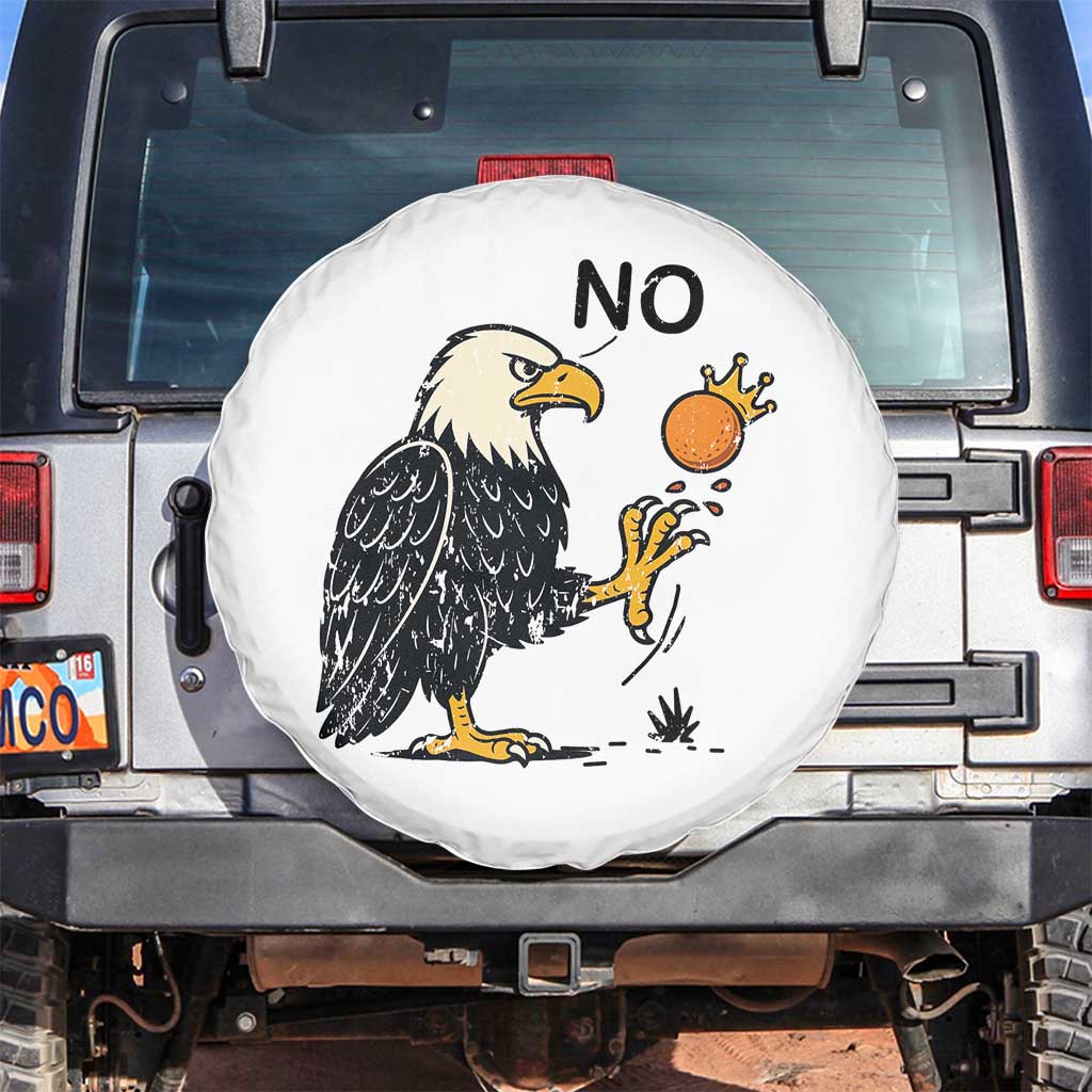 Bald Eagle No Kings In America Spare Tire Cover No Orange We The People Patriotic Political Statement - Wonder Print Shop