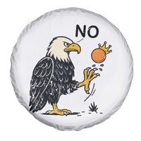 Bald Eagle No Kings In America Spare Tire Cover No Orange We The People Patriotic Political Statement - Wonder Print Shop