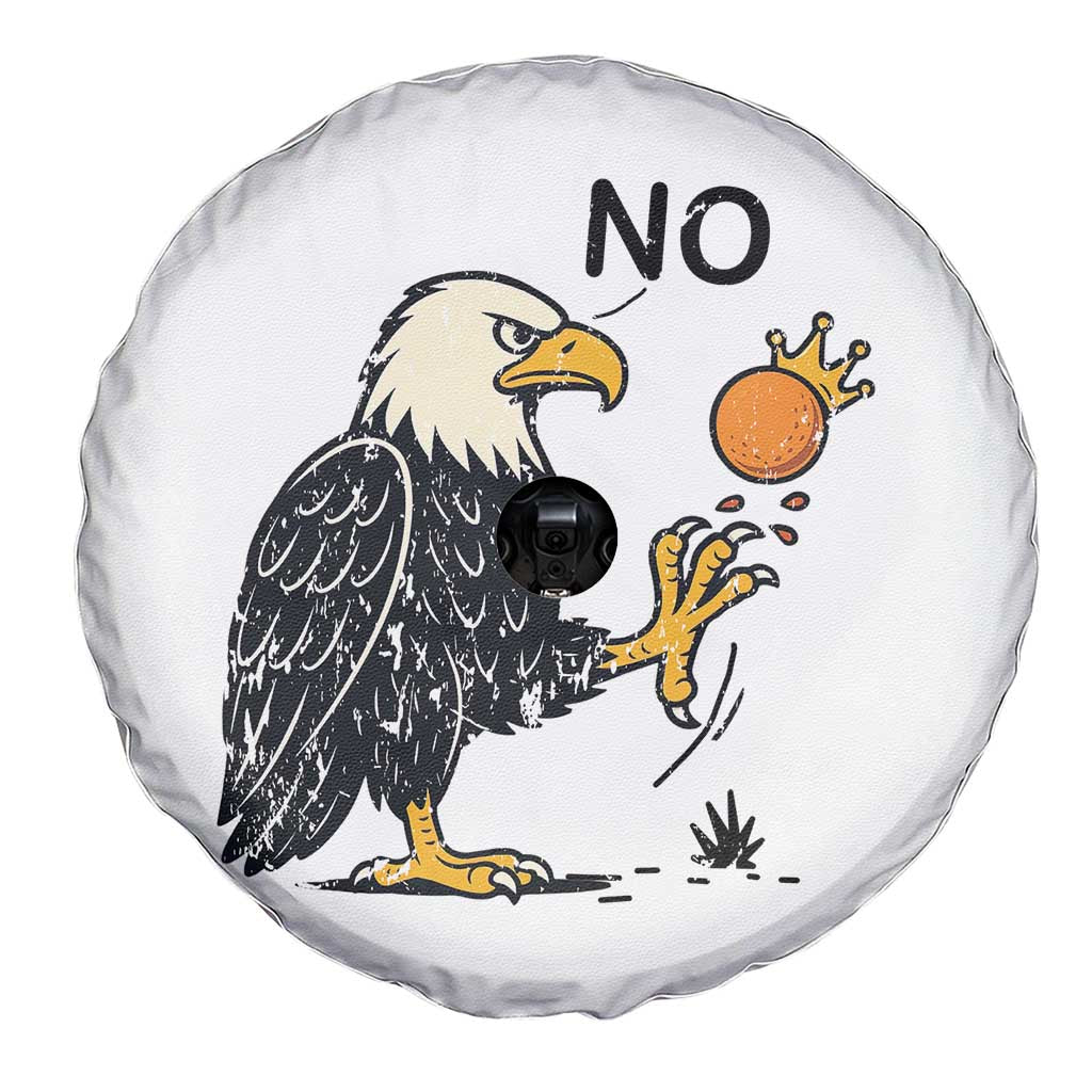 Bald Eagle No Kings In America Spare Tire Cover No Orange We The People Patriotic Political Statement - Wonder Print Shop