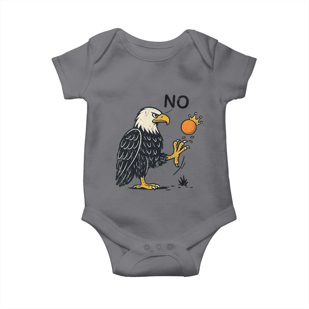 Bald Eagle No Kings In America Baby Onesie No Orange We The People Patriotic Political Statement - Wonder Print Shop