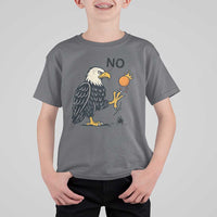 Bald Eagle No Kings In America T Shirt For Kid No Orange We The People Patriotic Political Statement - Wonder Print Shop