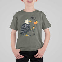 Bald Eagle No Kings In America T Shirt For Kid No Orange We The People Patriotic Political Statement - Wonder Print Shop