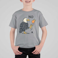 Bald Eagle No Kings In America T Shirt For Kid No Orange We The People Patriotic Political Statement - Wonder Print Shop