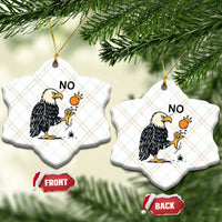 Bald Eagle No Kings In America Ceramic Ornament No Orange We The People Patriotic Political Statement - Wonder Print Shop