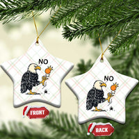 Bald Eagle No Kings In America Ceramic Ornament No Orange We The People Patriotic Political Statement - Wonder Print Shop