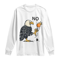 Bald Eagle No Kings In America Long Sleeve Shirt No Orange We The People Patriotic Political Statement - Wonder Print Shop