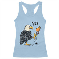 Bald Eagle No Kings In America Racerback Tank Top No Orange We The People Patriotic Political Statement - Wonder Print Shop