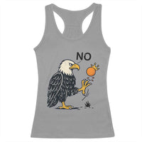 Bald Eagle No Kings In America Racerback Tank Top No Orange We The People Patriotic Political Statement - Wonder Print Shop
