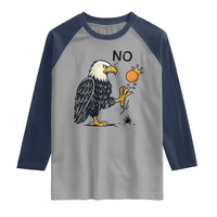 Bald Eagle No Kings In America Raglan Shirt No Orange We The People Patriotic Political Statement - Wonder Print Shop
