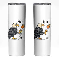 Bald Eagle No Kings In America Skinny Tumbler No Orange We The People Patriotic Political Statement - Wonder Print Shop