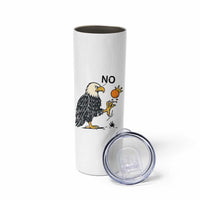 Bald Eagle No Kings In America Skinny Tumbler No Orange We The People Patriotic Political Statement - Wonder Print Shop