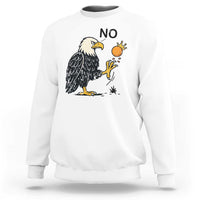 Bald Eagle No Kings In America Sweatshirt No Orange We The People Patriotic Political Statement - Wonder Print Shop