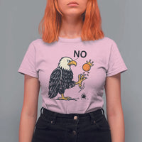 Bald Eagle No Kings In America T Shirt For Women No Orange We The People Patriotic Political Statement - Wonder Print Shop