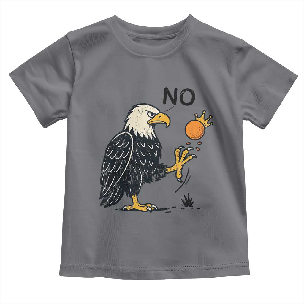 Bald Eagle No Kings In America Toddler T Shirt No Orange We The People Patriotic Political Statement - Wonder Print Shop