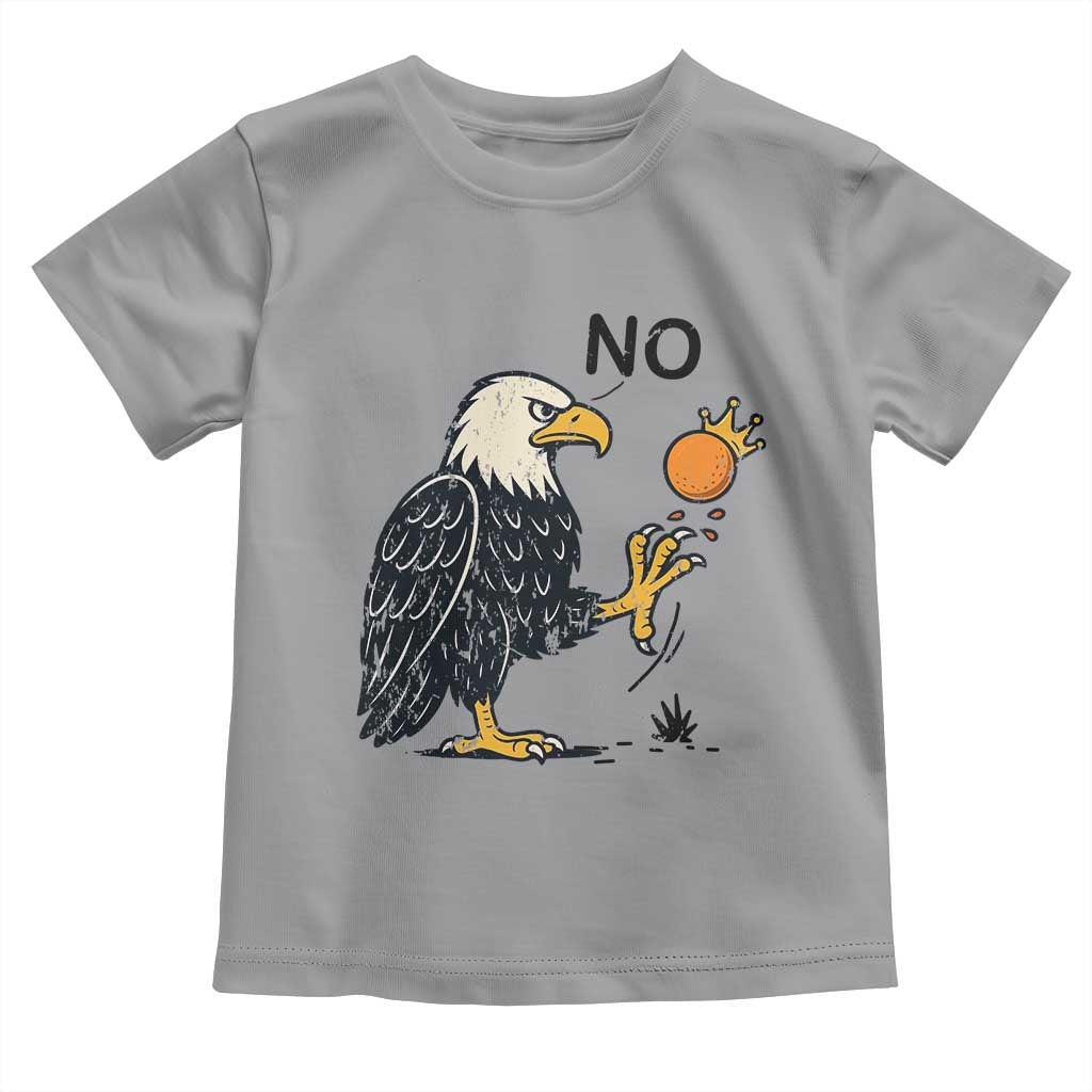 Bald Eagle No Kings In America Toddler T Shirt No Orange We The People Patriotic Political Statement - Wonder Print Shop