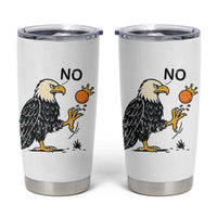 Bald Eagle No Kings In America Tumbler Cup No Orange We The People Patriotic Political Statement - Wonder Print Shop