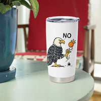Bald Eagle No Kings In America Tumbler Cup No Orange We The People Patriotic Political Statement - Wonder Print Shop