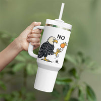 Bald Eagle No Kings In America Tumbler With Handle No Orange We The People Patriotic Political Statement - Wonder Print Shop