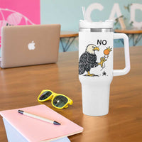 Bald Eagle No Kings In America Tumbler With Handle No Orange We The People Patriotic Political Statement - Wonder Print Shop