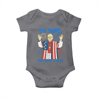 Da Pope Funny 4th of July Baby Onesie Red White and Holy Patriotic Catholic - Wonder Print Shop