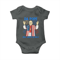Da Pope Funny 4th of July Baby Onesie Red White and Holy Patriotic Catholic - Wonder Print Shop
