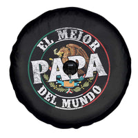 Mexican Dad Spare Tire Cover El Mejor Papá del Mundo Mexico Flag Eagle