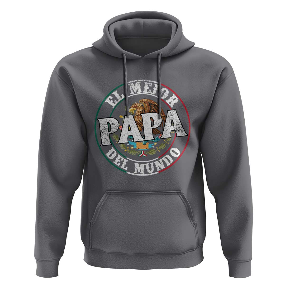 Mexican Dad Hoodie El Mejor Papá del Mundo Mexico Flag Eagle