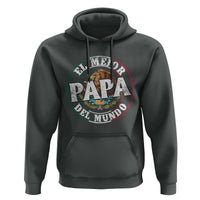 Mexican Dad Hoodie El Mejor Papá del Mundo Mexico Flag Eagle