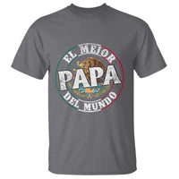 Mexican Dad T Shirt El Mejor Papá del Mundo Mexico Flag Eagle