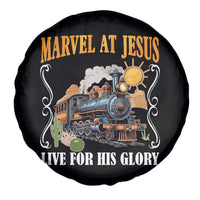 Summer VBS 2025 Spare Tire Cover Marvel at Jesus Live for His Glory Christian Bible Camp