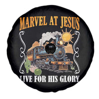 Summer VBS 2025 Spare Tire Cover Marvel at Jesus Live for His Glory Christian Bible Camp