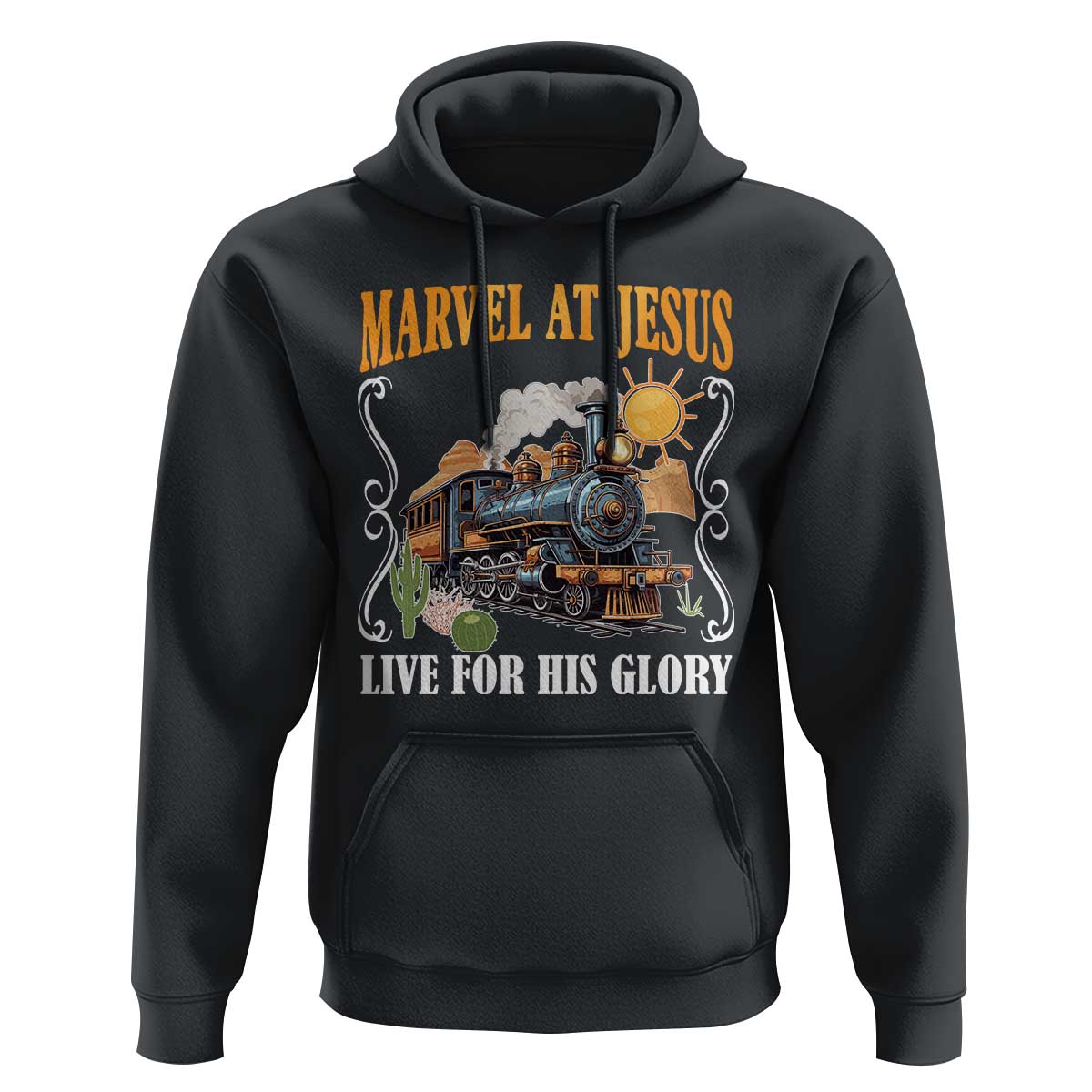Summer VBS 2025 Hoodie Marvel at Jesus Live for His Glory Christian Bible Camp