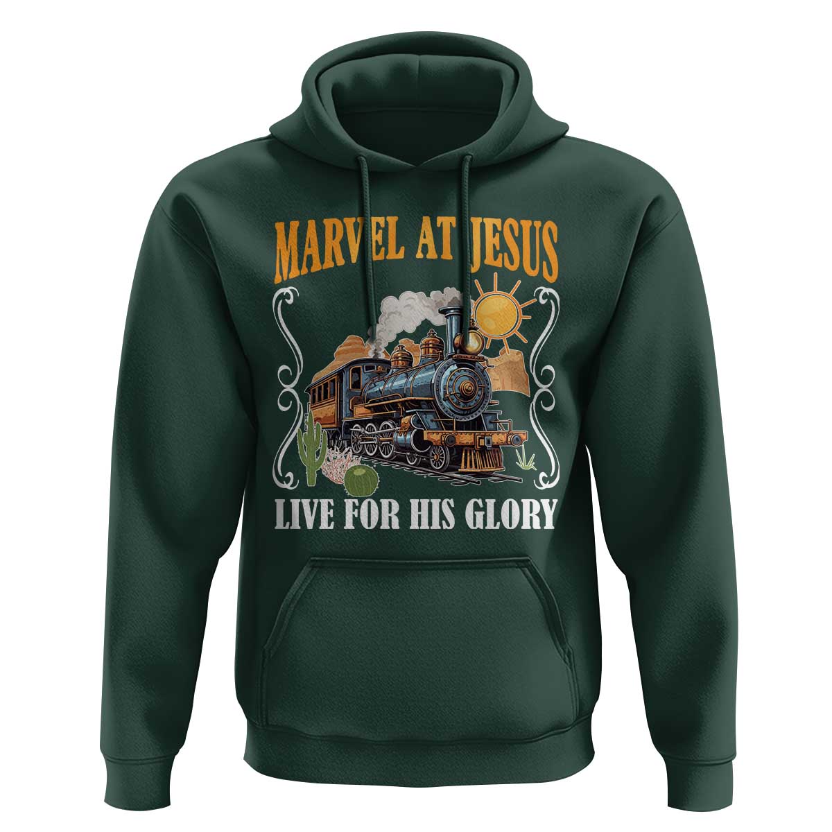 Summer VBS 2025 Hoodie Marvel at Jesus Live for His Glory Christian Bible Camp