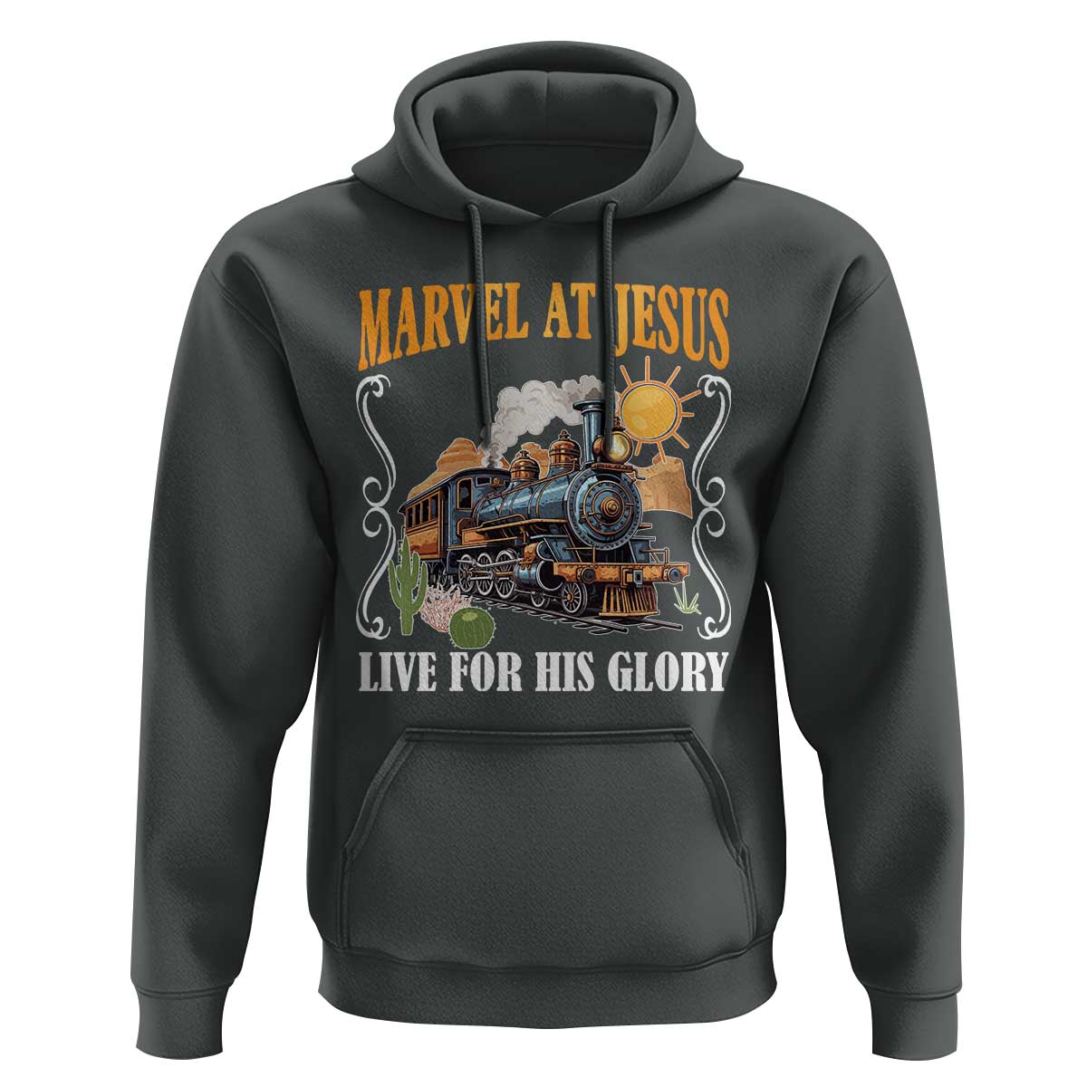 Summer VBS 2025 Hoodie Marvel at Jesus Live for His Glory Christian Bible Camp