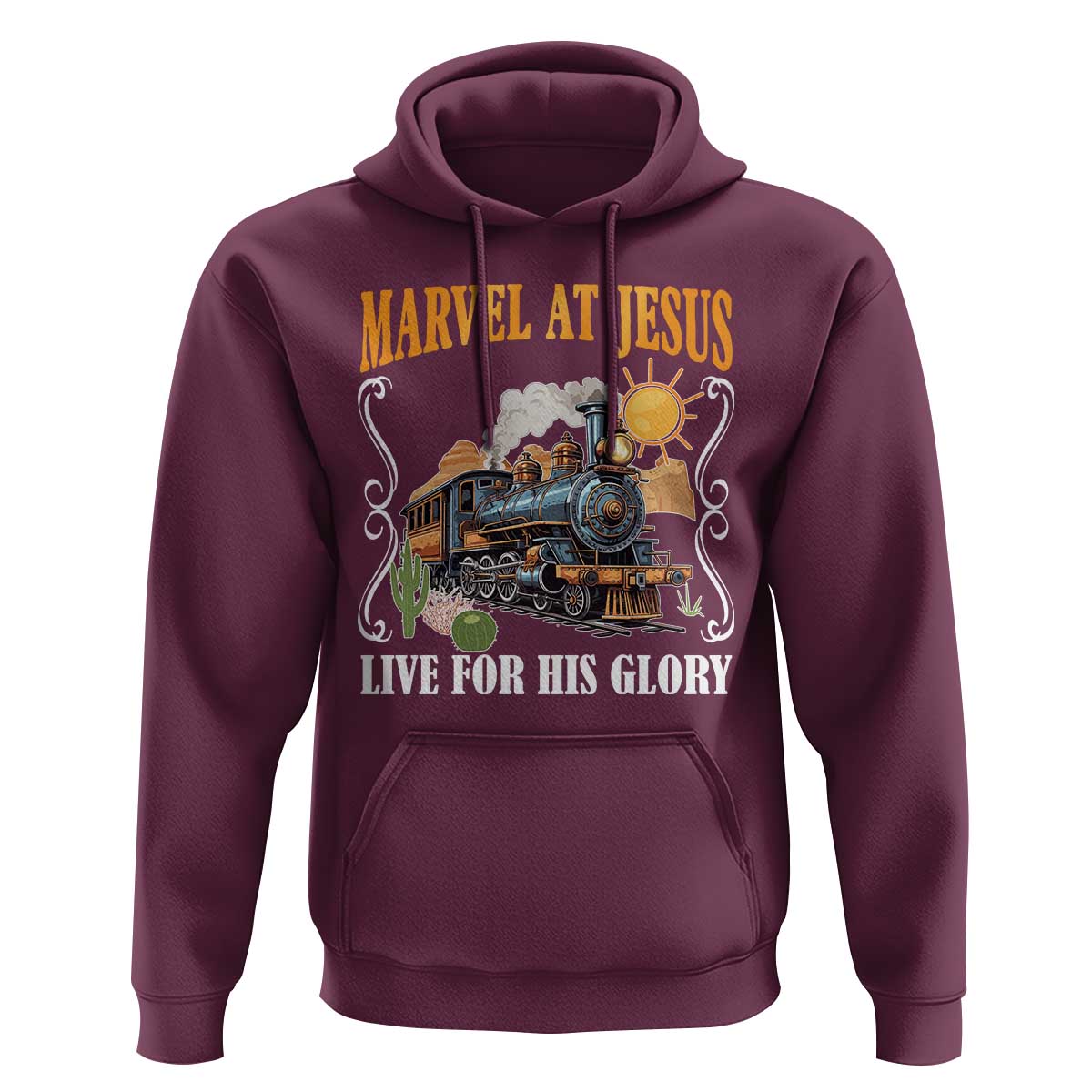 Summer VBS 2025 Hoodie Marvel at Jesus Live for His Glory Christian Bible Camp