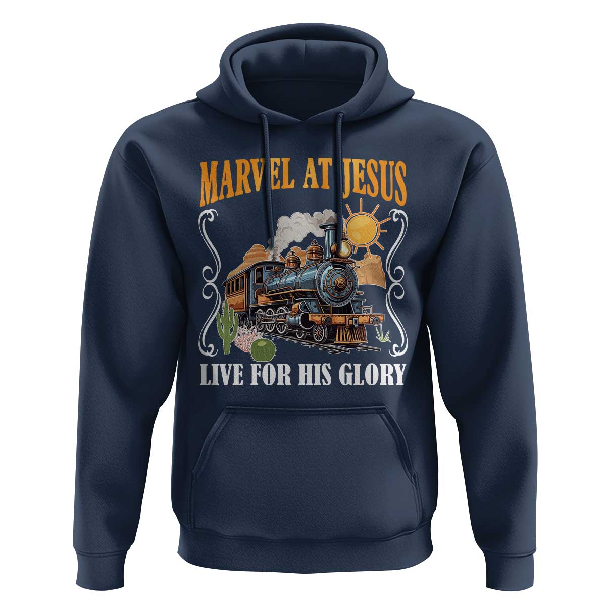 Summer VBS 2025 Hoodie Marvel at Jesus Live for His Glory Christian Bible Camp