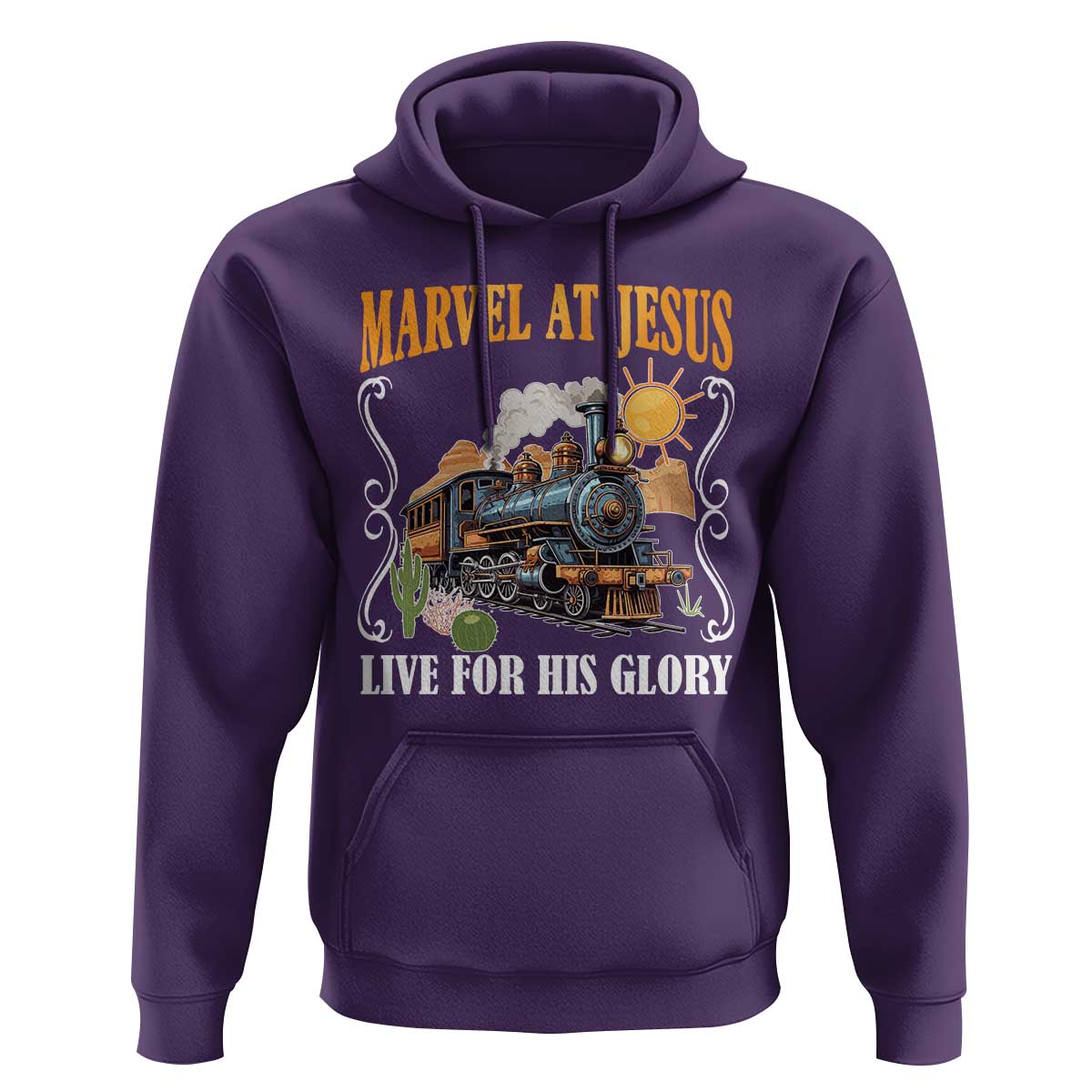 Summer VBS 2025 Hoodie Marvel at Jesus Live for His Glory Christian Bible Camp