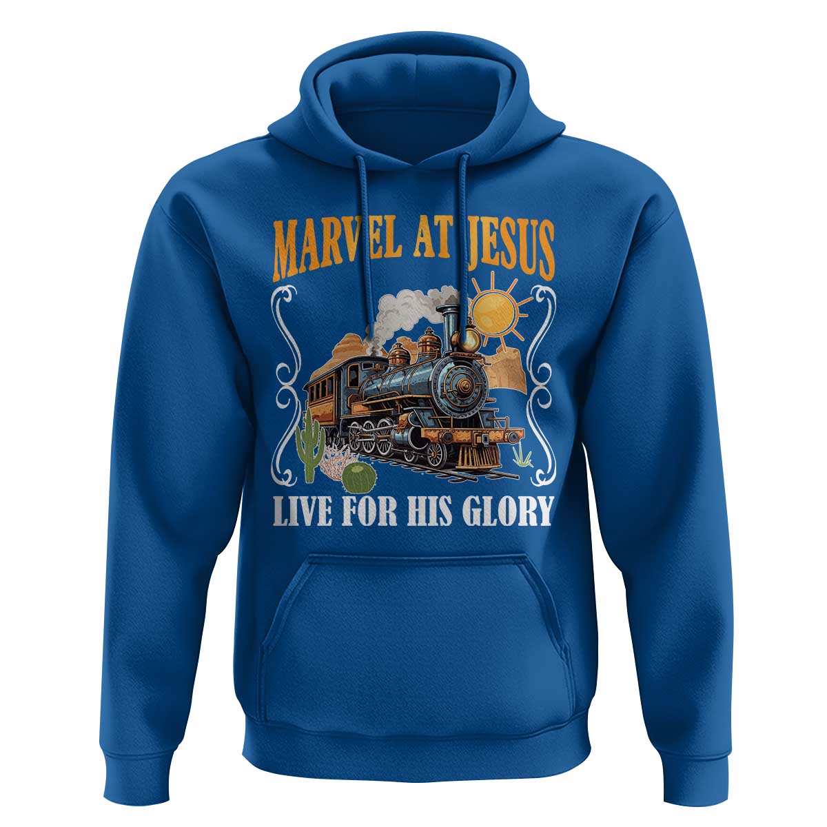 Summer VBS 2025 Hoodie Marvel at Jesus Live for His Glory Christian Bible Camp