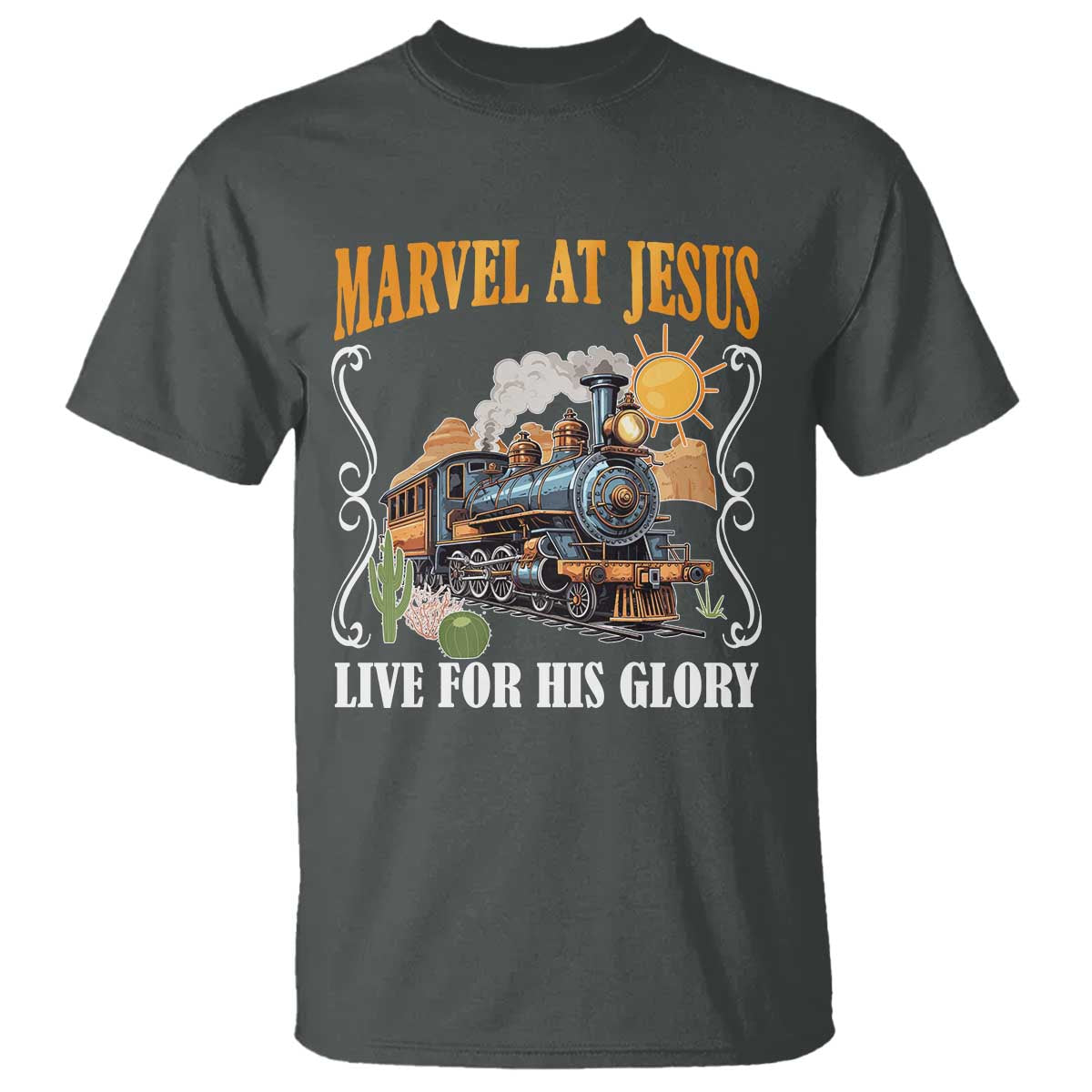 Summer VBS 2025 T Shirt Marvel at Jesus Live for His Glory Christian Bible Camp