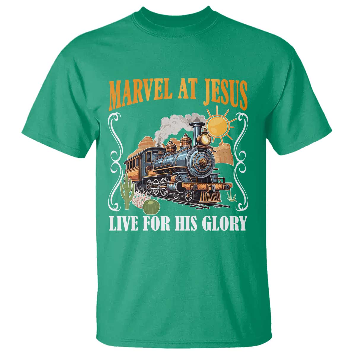 Summer VBS 2025 T Shirt Marvel at Jesus Live for His Glory Christian Bible Camp