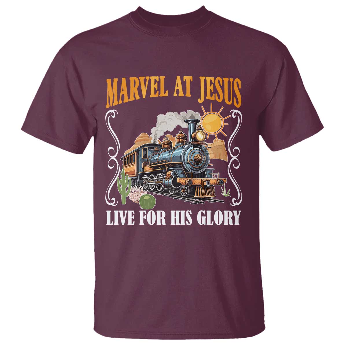 Summer VBS 2025 T Shirt Marvel at Jesus Live for His Glory Christian Bible Camp