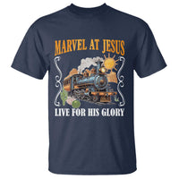 Summer VBS 2025 T Shirt Marvel at Jesus Live for His Glory Christian Bible Camp